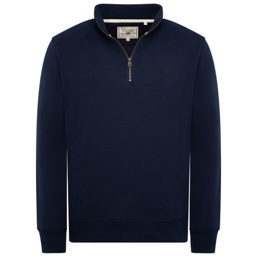 Ink Navy Holland Cooper Mens Quarter Zip Sweat
