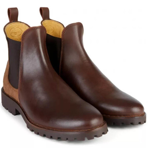  Le Chameau Jameson Quilted Chelsea Boot Caramel