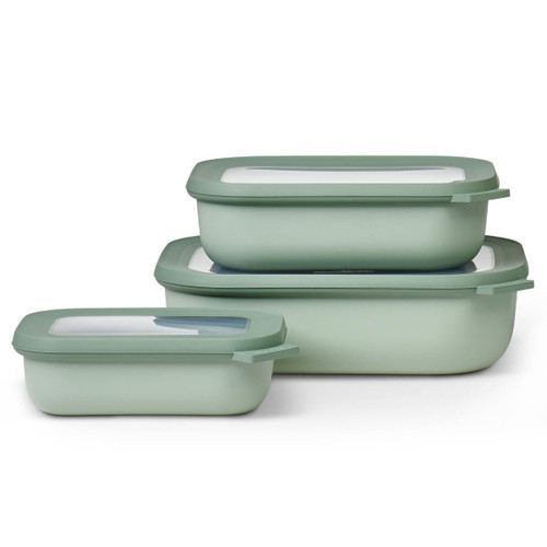 Nordic Sage Mepal Cirqula Rectangular Multi Bowl 3pc Set