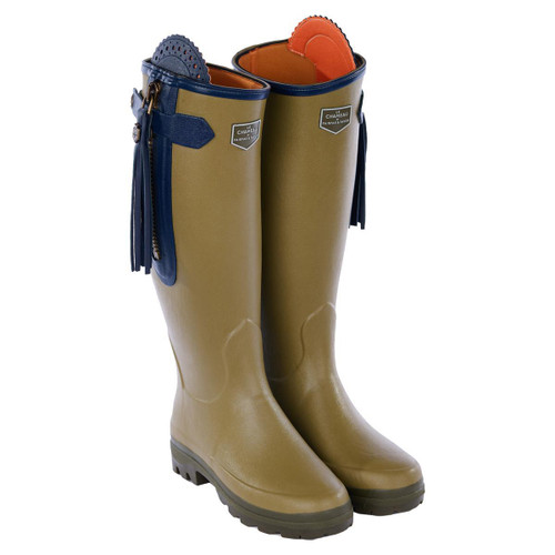 Le Chameau x Fairfax & Favor L'Alliance Neo Boots Vert Vierzon Narrow