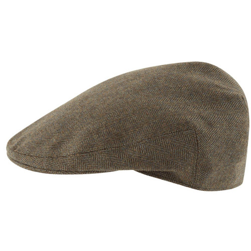 Loden Green Herringbone Tweed Schoffel Unisex Tweed Classic Cap