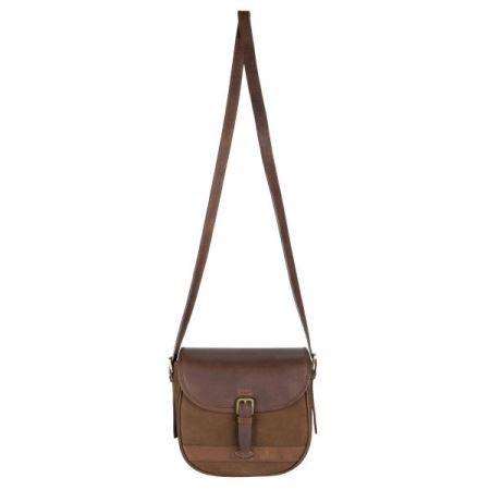 Dubarry Clara Large Saddle Style Bag in Walnut