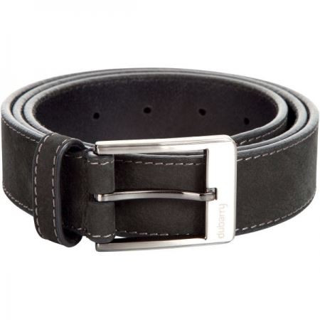 Dubarry Mens Leather Belt in Black