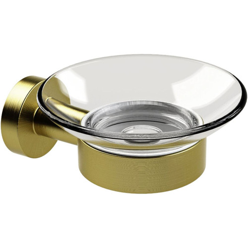 Miller Bond Brushed Brass Soap Dish