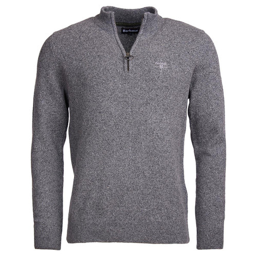 Grey Barbour Mens Tisbury 1/2 Zip