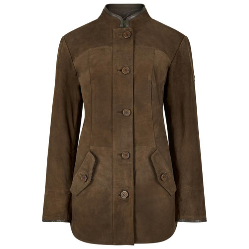 Walnut Dubarry Joyce Leather Jacket