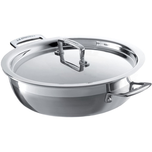 Le Creuset 24cm 3 Ply Stainless Steel Shallow Casserole
