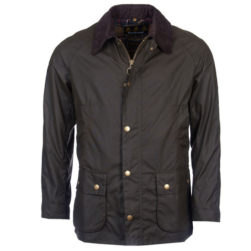 Olive Barbour Mens Ashby Wax Jacket