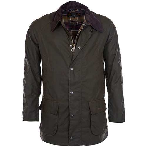 Olive Barbour Mens Bristol Wax Jacket