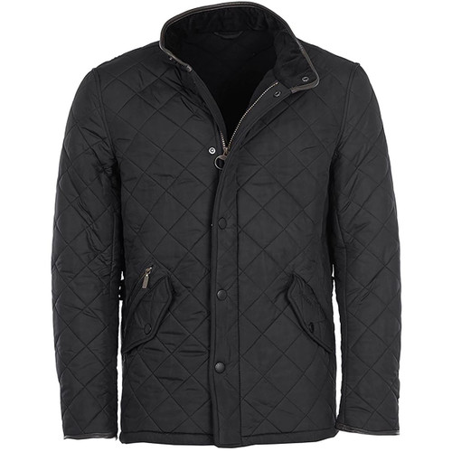 Black Barbour Mens Powell Quilted Jacket Black Barbour Mens Powell Quilted Jacket