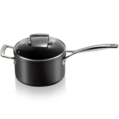 Le Creuset Toughened Non-Stick Saucepan With Glass Lid 18cm