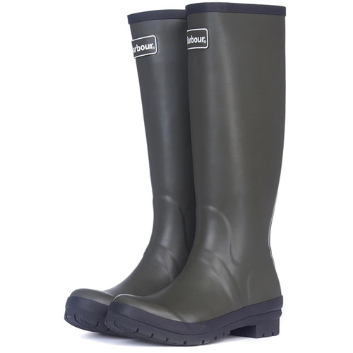 Olive Barbour Abbey Wellingtons