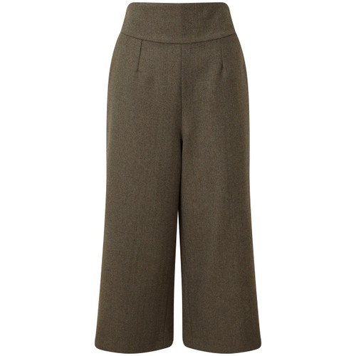 Loden Green Herringbone Tweed