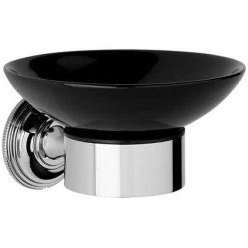 Samuel Heath Style Moderne Soap Holder Black Ceramic N6634B Samuel Heath Style Moderne Soap Holder Black Ceramic N6634B