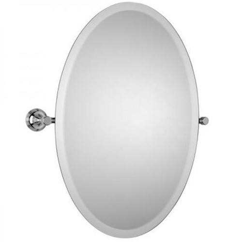 Chrome Plated Samuel Heath Style Moderne Oval Tilting Mirror L6746-XL Chrome Plated Samuel Heath Style Moderne Oval Tilting Mirror L6746-XL