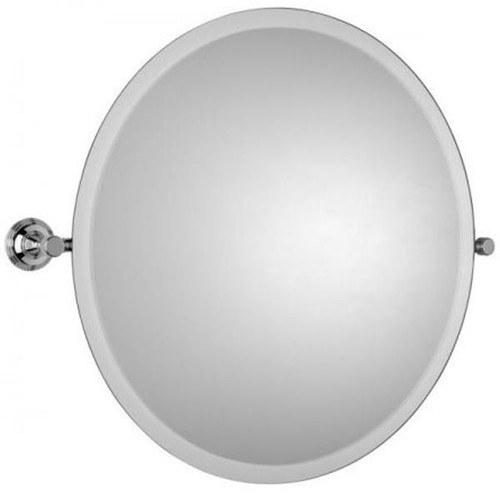 Chrome Plated Samuel Heath Style Moderne Round Tilting Mirror L6745