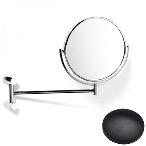 Matt Black Chrome Samuel Heath Xenon Pivotal Mirror Plain / Magnifying L5118