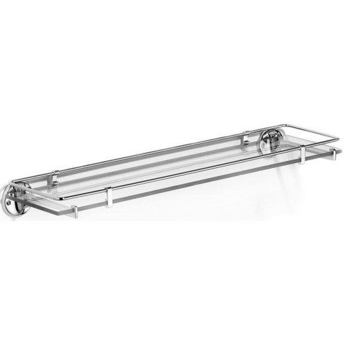 Chrome Plated Samuel Heath Glass Shelf Chrome Plated Samuel Heath Glass Shelf