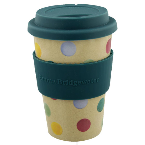 Emma Bridgewater Polka Dot Rice Husk Travel Mug Emma Bridgewater Polka Dot Rice Husk Travel Mug