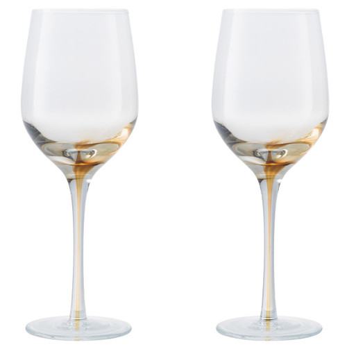 Denby Colours White Wine Glass (Yellow) Set Of 2