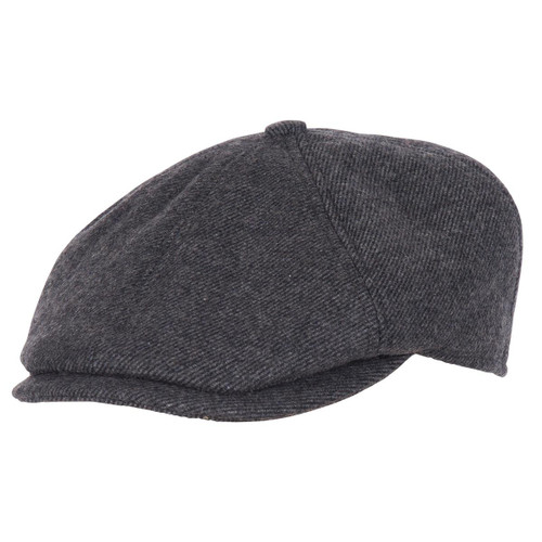 Charcoal Barbour Mens Claymore Bakerboy Hat