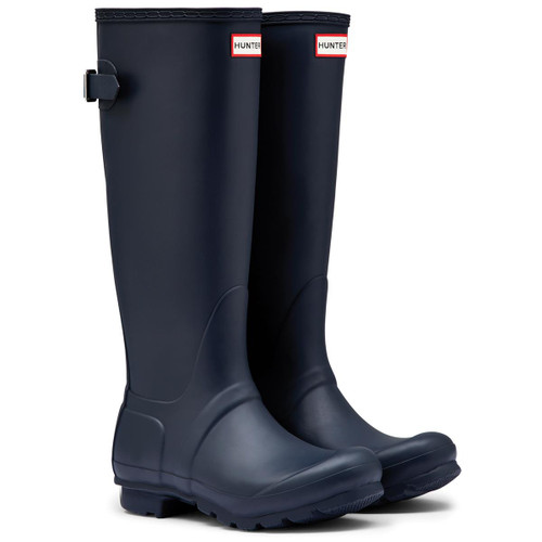 Navy Hunter Womens Original Back Adjustable Wellingtons Navy Hunter Womens Original Back Adjustable Wellingtons