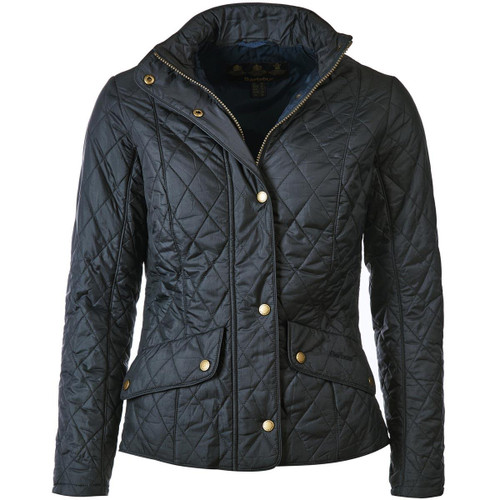 Navy/Navy Barbour Womens Flyweight Cavalry Quilted Jacket