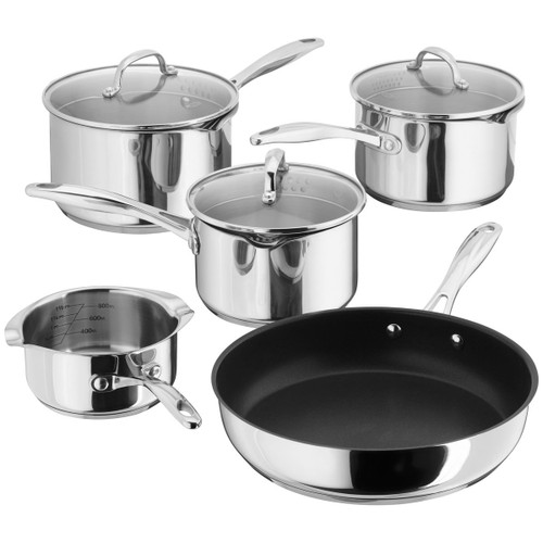 Stellar 7000 5 Piece Draining Saucepan Set S7C1D Stellar 7000 5 Piece Draining Saucepan Set S7C1D
