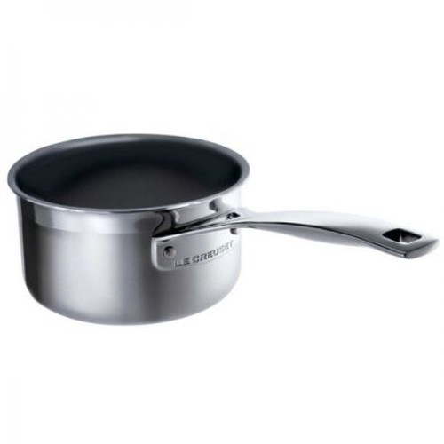 Le Creuset 14cm 3 Ply Stainless Steel Milk Pan Le Creuset 14cm 3 Ply Stainless Steel Milk Pan