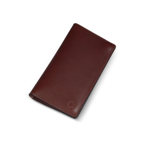 Oxblood Croots Byland Leather Certificate Wallet