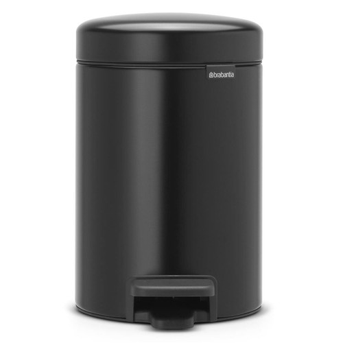 Matt Black Brabantia newIcon Pedal Bin 3 Litre Matt Black Brabantia newIcon Pedal Bin 3 Litre