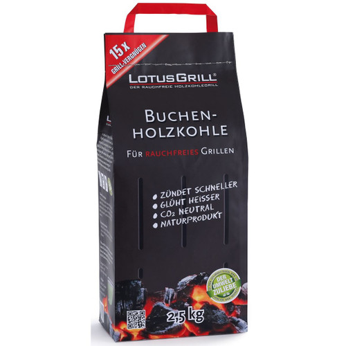 LotusGrill Beech Charcoal Bag 2.5kg LotusGrill Beech Charcoal Bag 2.5kg