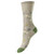 Light Grey HJ Hall Womens HJ531 Floral Cotton Comfort Top Socks
