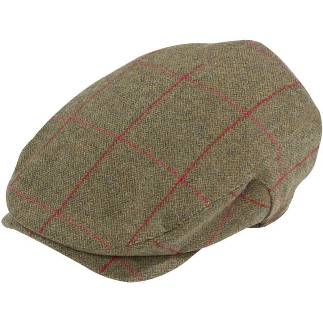 Alan Paine Combrook Tweed Waterproof Flat Cap main image 1
