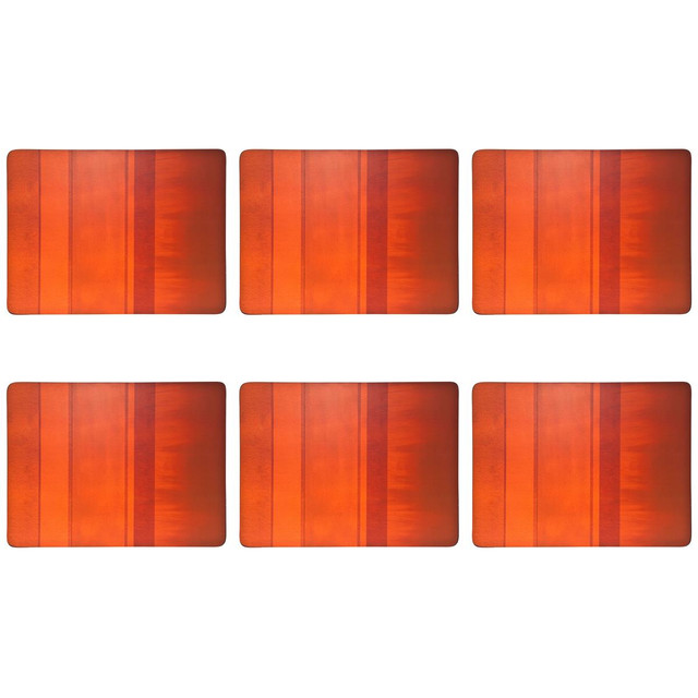 Denby Colours Orange Set Of 6 Placemats