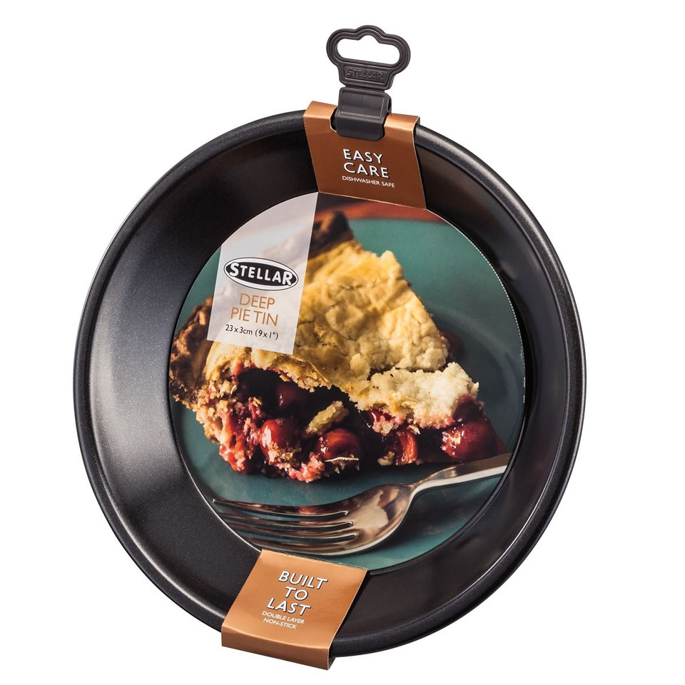 Stellar Bakeware Non Stick Deep Pie Tin