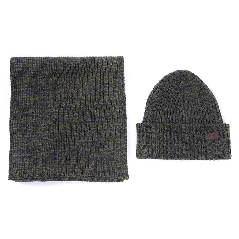 Barbour Crimdon Beanie and Scarf Gift Set