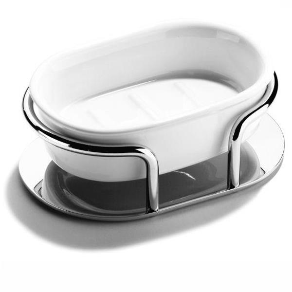 Samuel Heath Replacement White Ceramic Soap Dish L9812