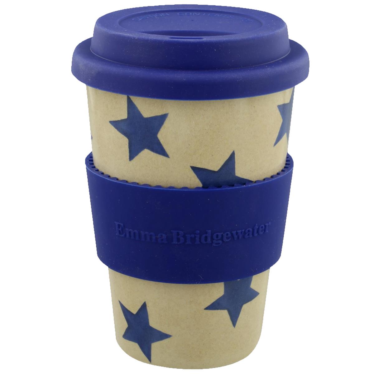 Emma Bridgewater Blue Star Rice Husk Travel Mug