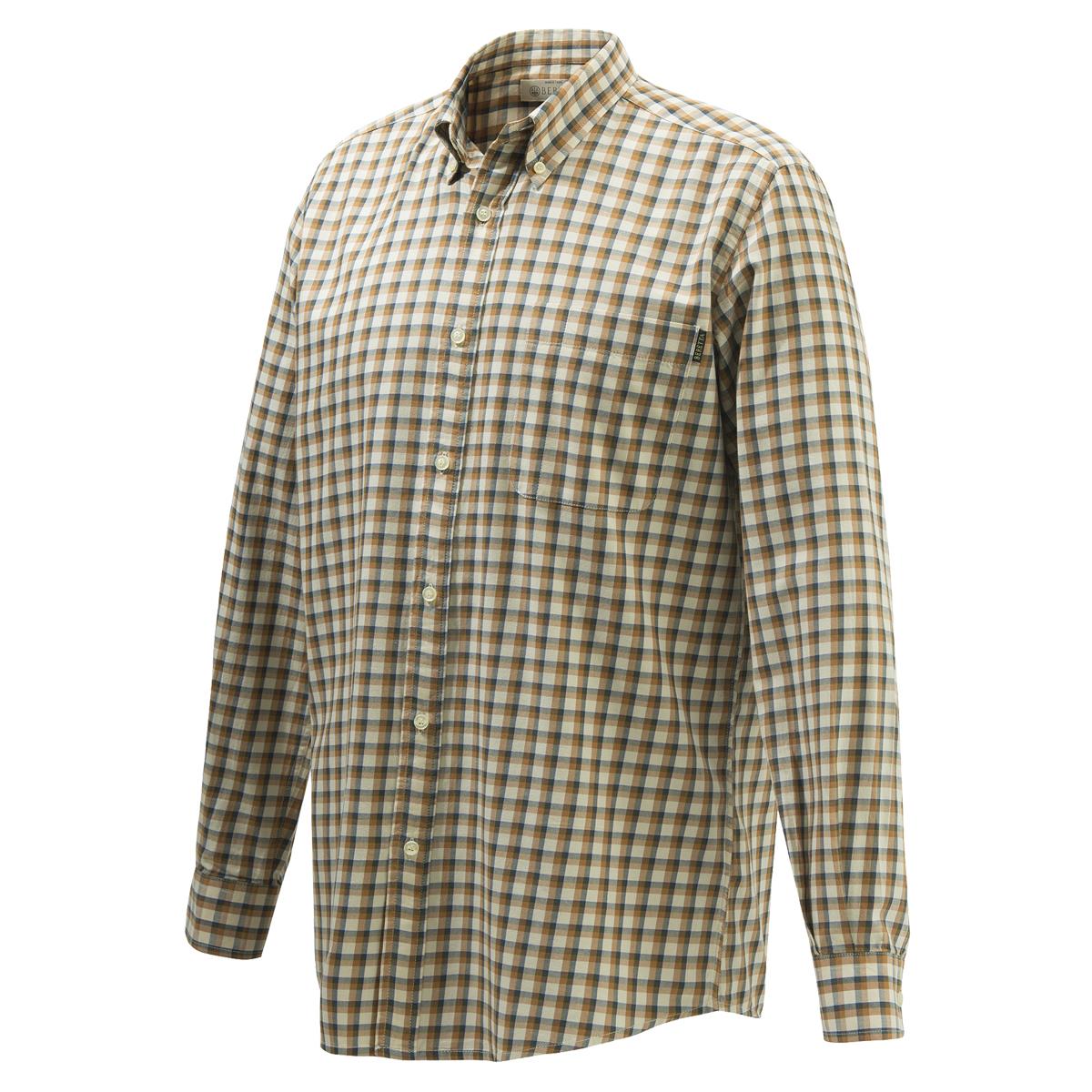 Beretta Mens Wood Button Down Shirt