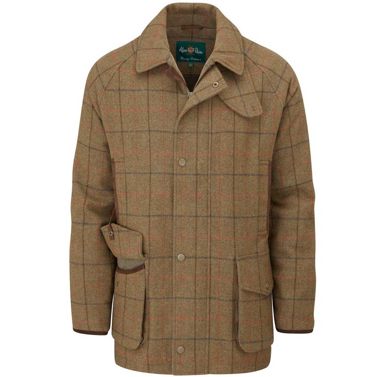 Alan Paine Mens Combrook Waterproof Tweed Coat