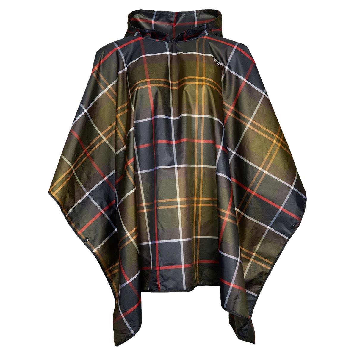 Barbour Unisex Tartan Showerproof Poncho