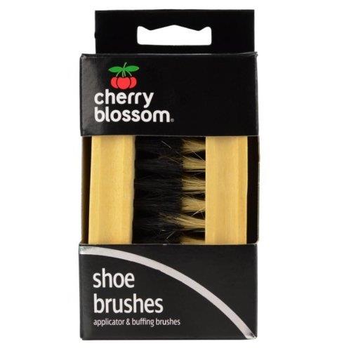 Cherry Blossom Shoe Brush Set Twin Pack