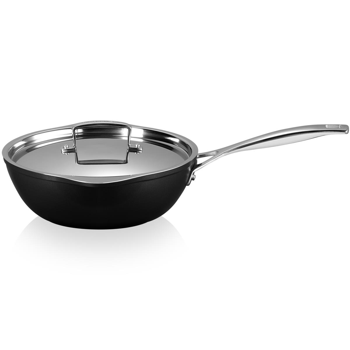 Le Creuset Toughened Non-Stick 24cm Chefs Pan With Pour Spout