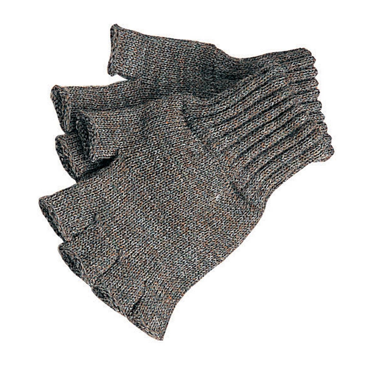 Barbour Mens Knitted Lambswool Fingerless Gloves