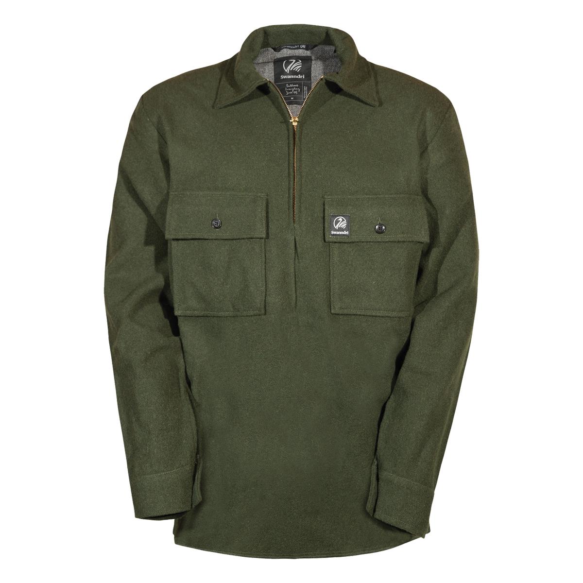 Swanndri Mens Ranger Quarter Zip Bushshirt