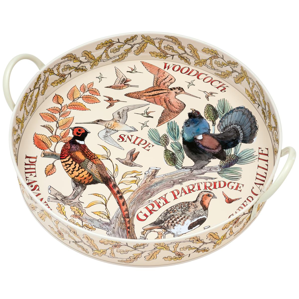 Emma Bridgewater Game Birds Large Handle Tray