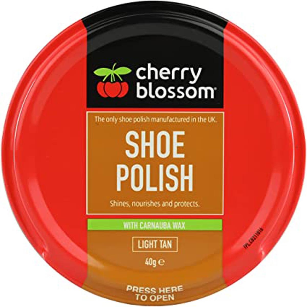 Cherry Blossom Shoe Polish Light Tan