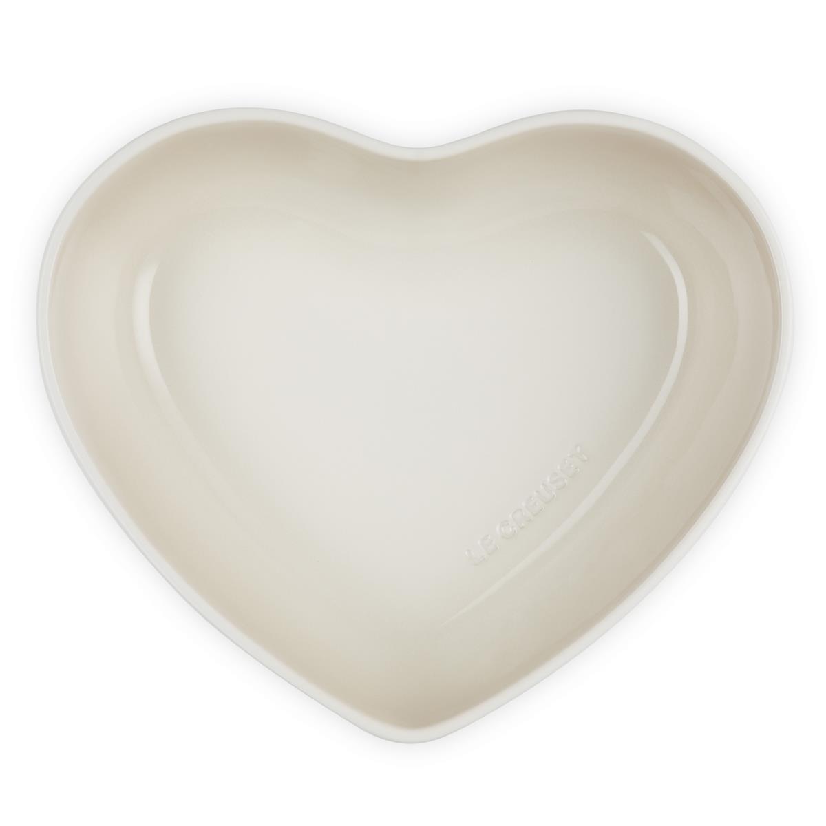 Le Creuset Stoneware Heart Serving Bowl