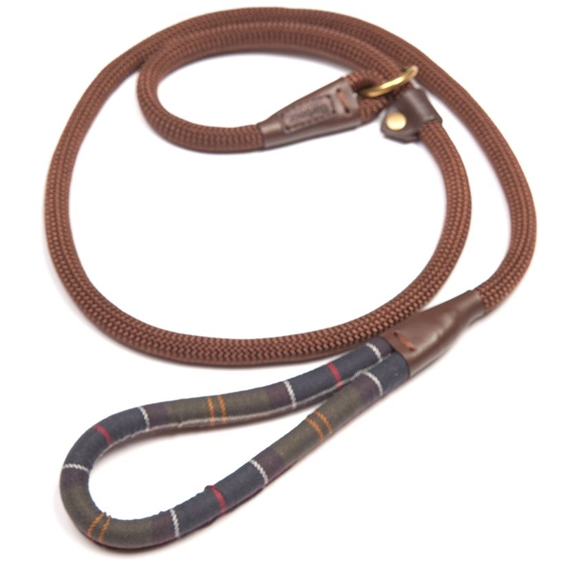 Barbour Tartan Trimmed Slip Lead